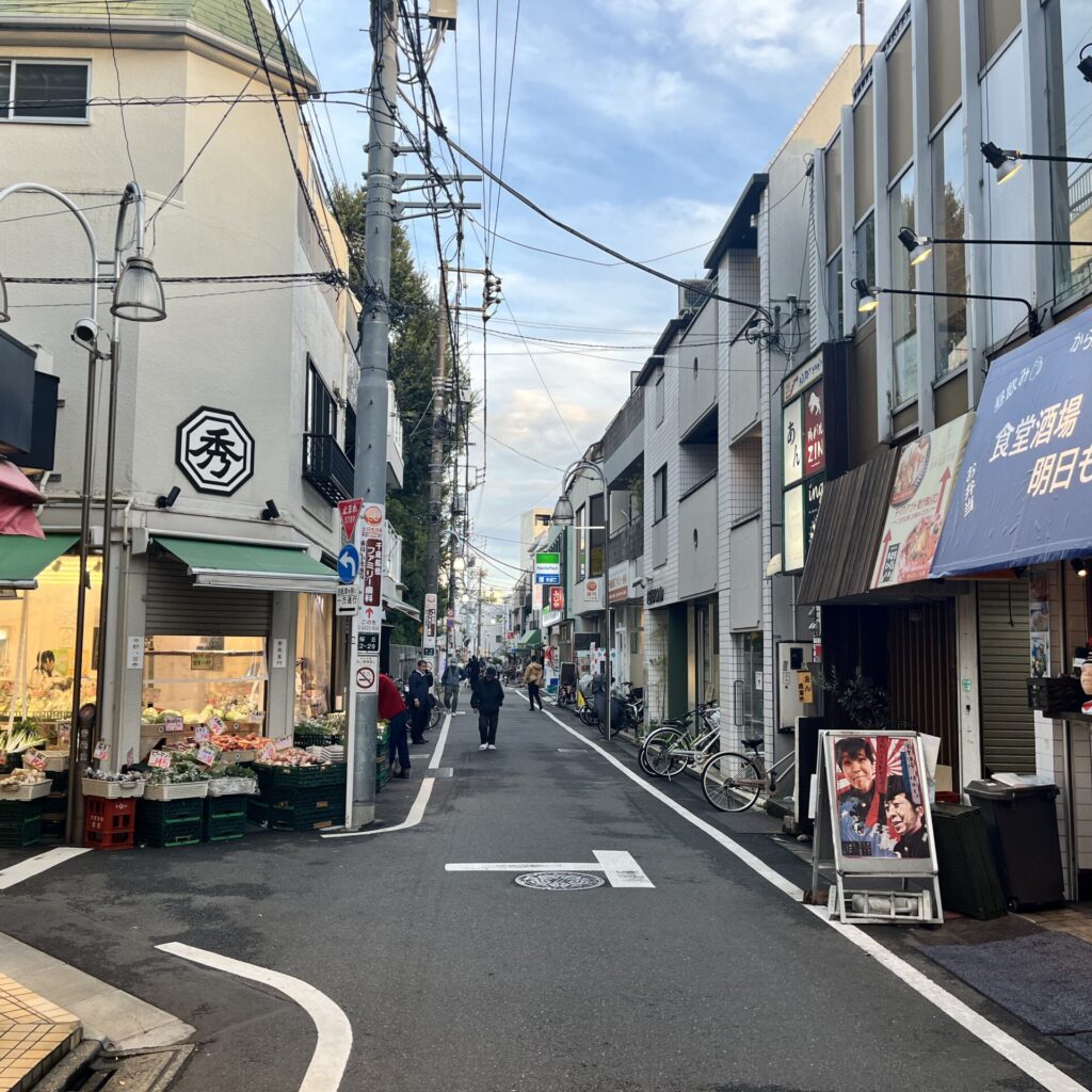 千歳船橋店道順 八百屋