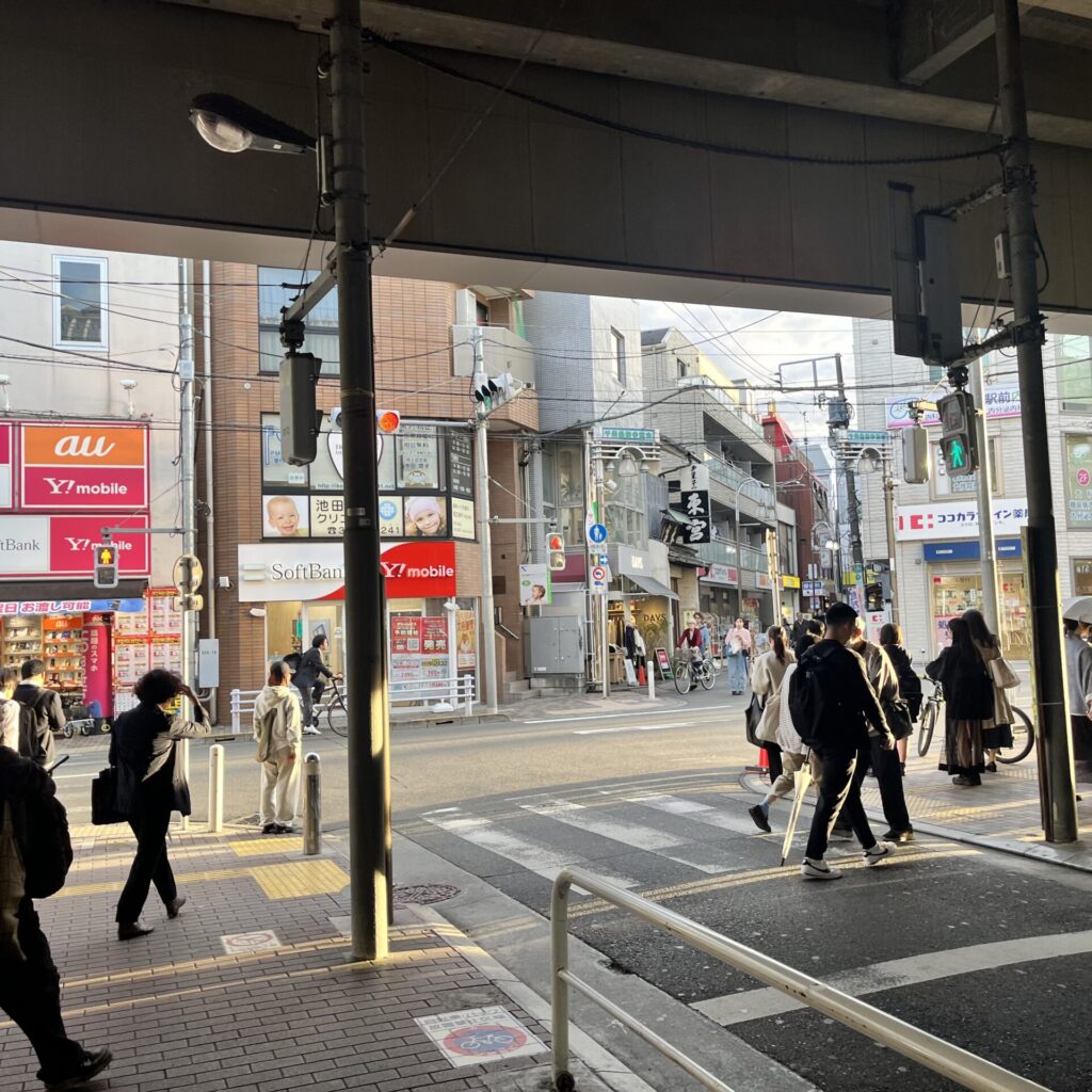 千歳船橋店道順 千歳船橋駅南口